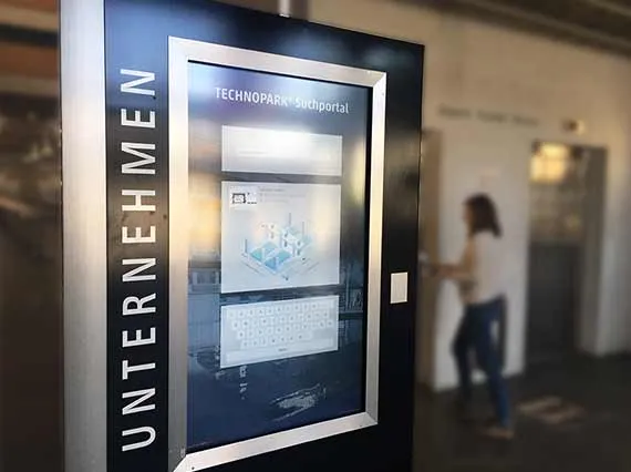 Technopark Suchdisplay